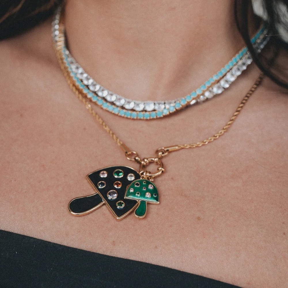 Madi Dupre x Stella & Haas Mushroom Charms and Necklace